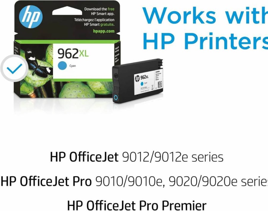 HP 962XL Magenta High-Yield Ink Cartridge | Compatible with HP OfficeJet Pro 9010, 9020 Series Printers | Instant Ink Eligible | 3JA01AN