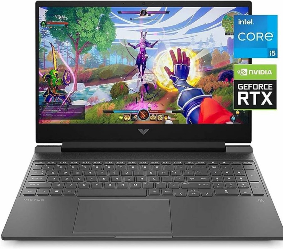 HP Victus 15 Gaming Laptop (2022) - 15.6" FHD IPS, Intel Core i7-12650H, NVIDIA RTX 3050 Ti, 8GB RAM, 512GB SSD, Backlit Keyboard, Windows 11 Home