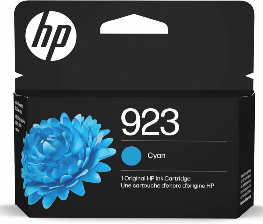 HP 923 Black Ink Cartridge for OfficeJet 8120 & Pro 8130 Series | Compatible with Instant Ink | Original HP 4K0T3Ln Toner
