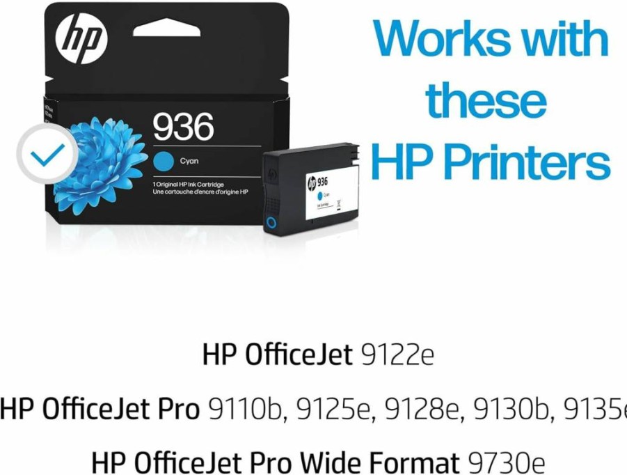 HP 936 Magenta Ink Cartridge - Compatible with OfficeJet Pro 9110, 9120, 9130 & Wide Format 9730 Series | Instant Ink Eligible | 4S6V0LN | Genuine HP Original Ink