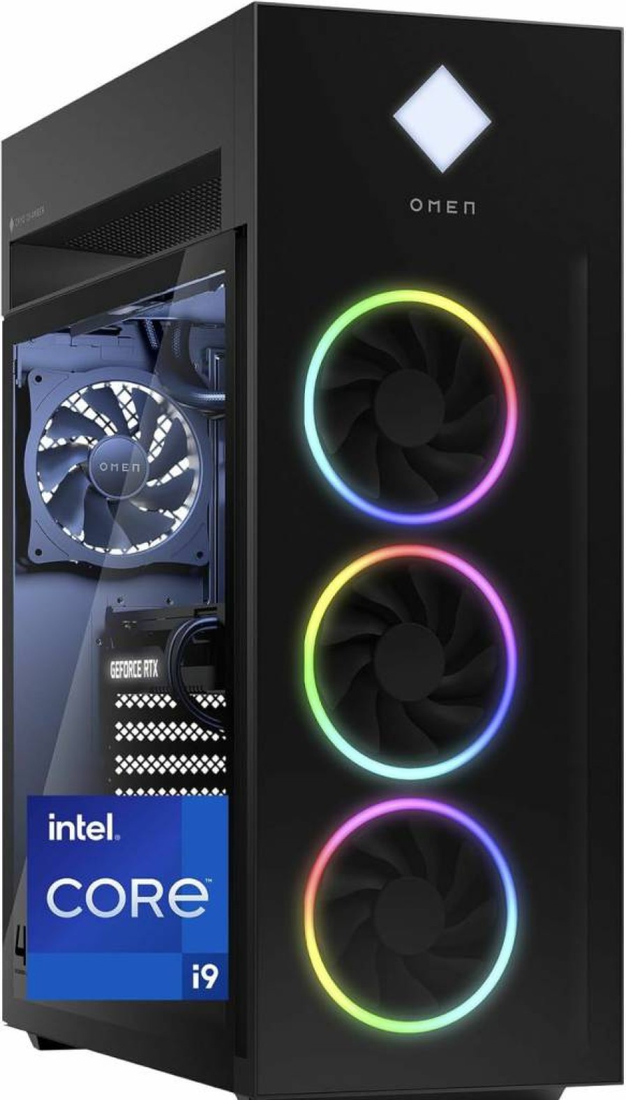 HP OMEN 45L Gaming PC (2023) - Intel Core i9-13900KF, RTX 4070 Ti, 16GB RAM, 1TB SSD, Windows 11 Home, GT22-1082