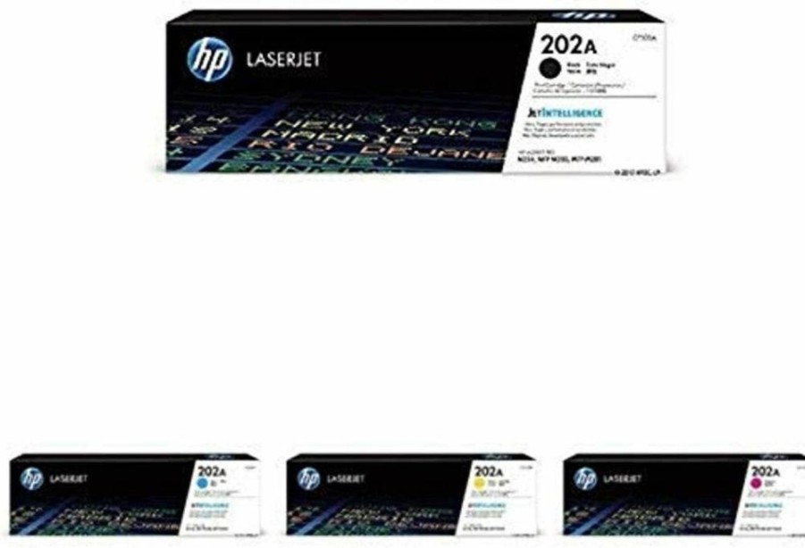 HP CF500A Black Toner Cartridge | Compatible with HP Color LaserJet Pro M254 & MFP M281 Series | High-Yield Replacement for HP 202A
