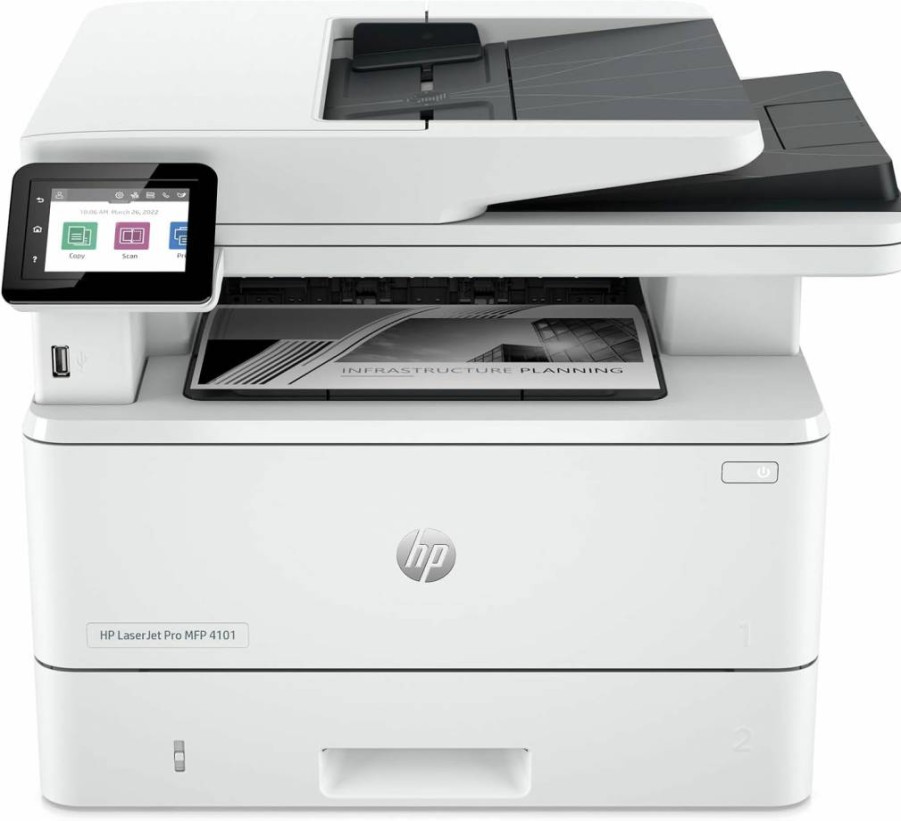 HP LaserJet Pro MFP 4101fdw Wireless All-in-One Laser Printer with Scanner, Copier & Fax | Fast Office Printing | 2Z619F