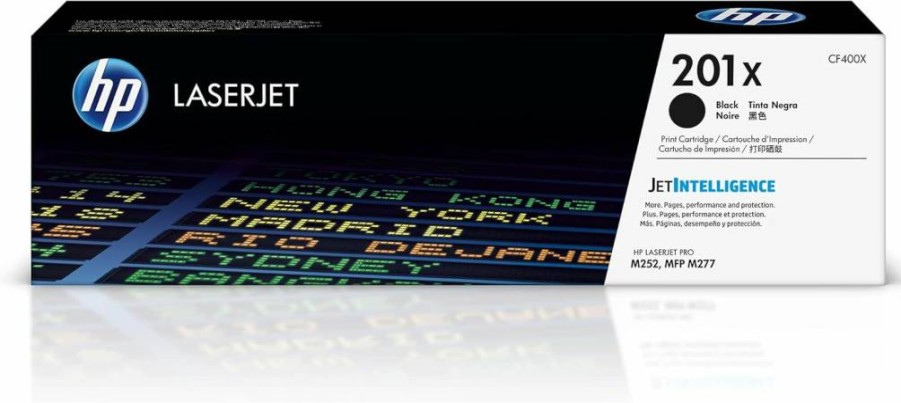HP CF400X Black High-Yield Toner Cartridge | Compatible with HP Color LaserJet Pro M252 & MFP M277 Printers | Original HP LaserJet Printer Ink
