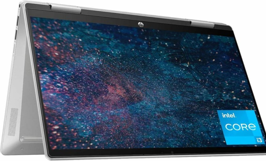HP Pavilion X360 14" 2-in-1 Laptop (2024) - Intel Core i3-1315U, 8GB RAM, 256GB SSD, FHD Touchscreen, Windows 11 Home - 14-EK1099NR