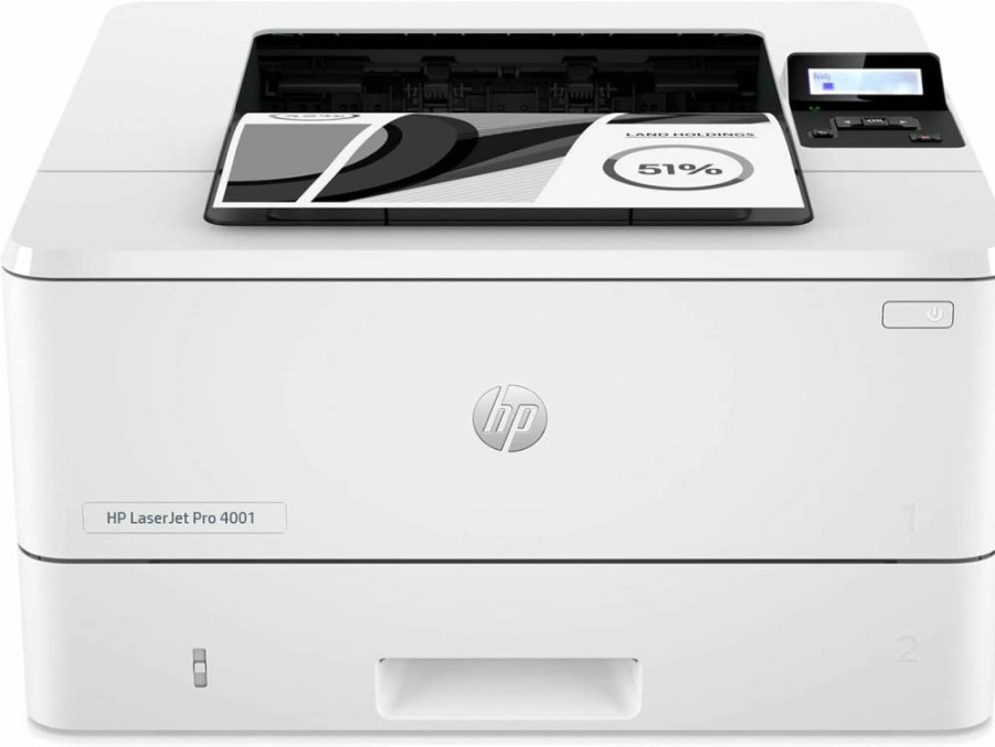 HP LaserJet Pro 4001N Monochrome Laser Printer - Fast Printing, Easy Setup, Mobile & USB/Ethernet Connectivity, Enhanced Security for Office Use