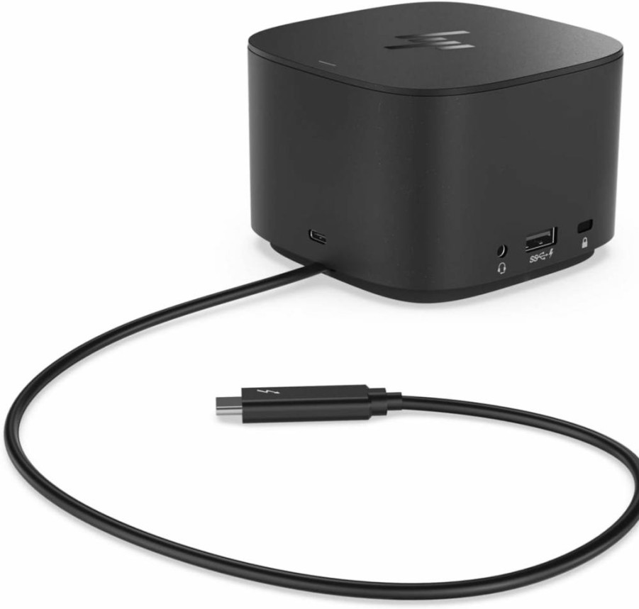 HP Thunderbolt Dock 120W G4 - Universal USB-C Docking Station with HDMI, Single Cable Connectivity for Laptops (6HP48AA#ABA)