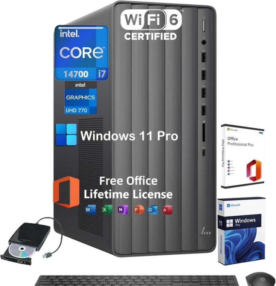 HP Victus 15L Gaming PC Bundle - Intel Core i3, GTX 1660 Super, 8GB RAM, 256GB SSD, Win 11, Gaming Desktop Computer