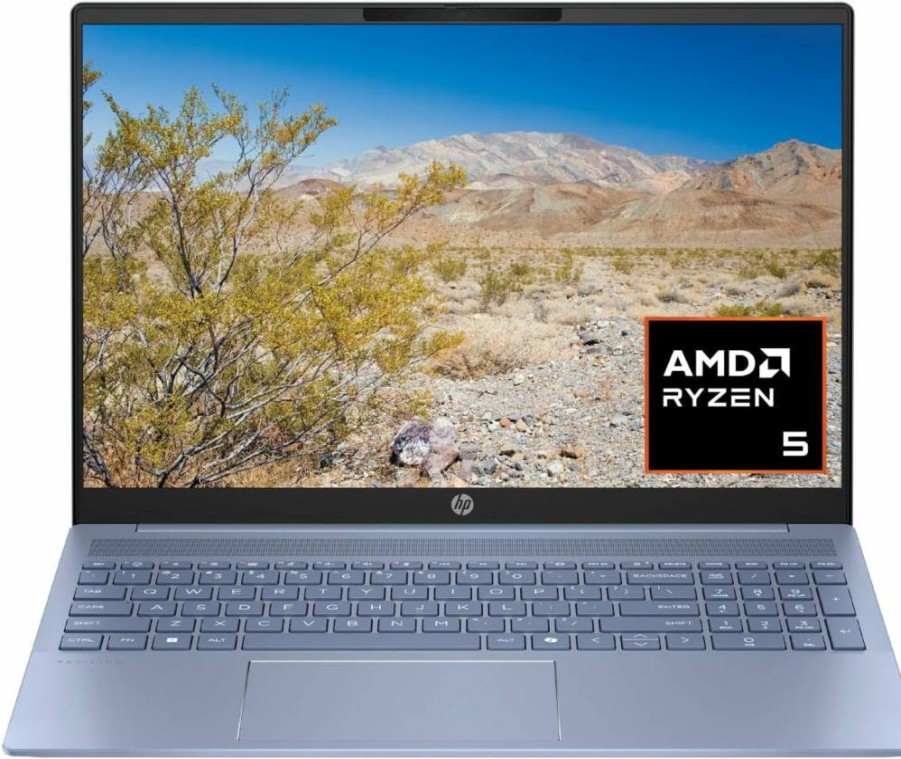 HP Pavilion 16" Touchscreen Laptop (2024) - AMD Ryzen 5 8540U, 8GB RAM, 512GB SSD, Radeon Graphics, Windows 11 Home, WUXGA Display, Copilot Key - 16-AG0010NR