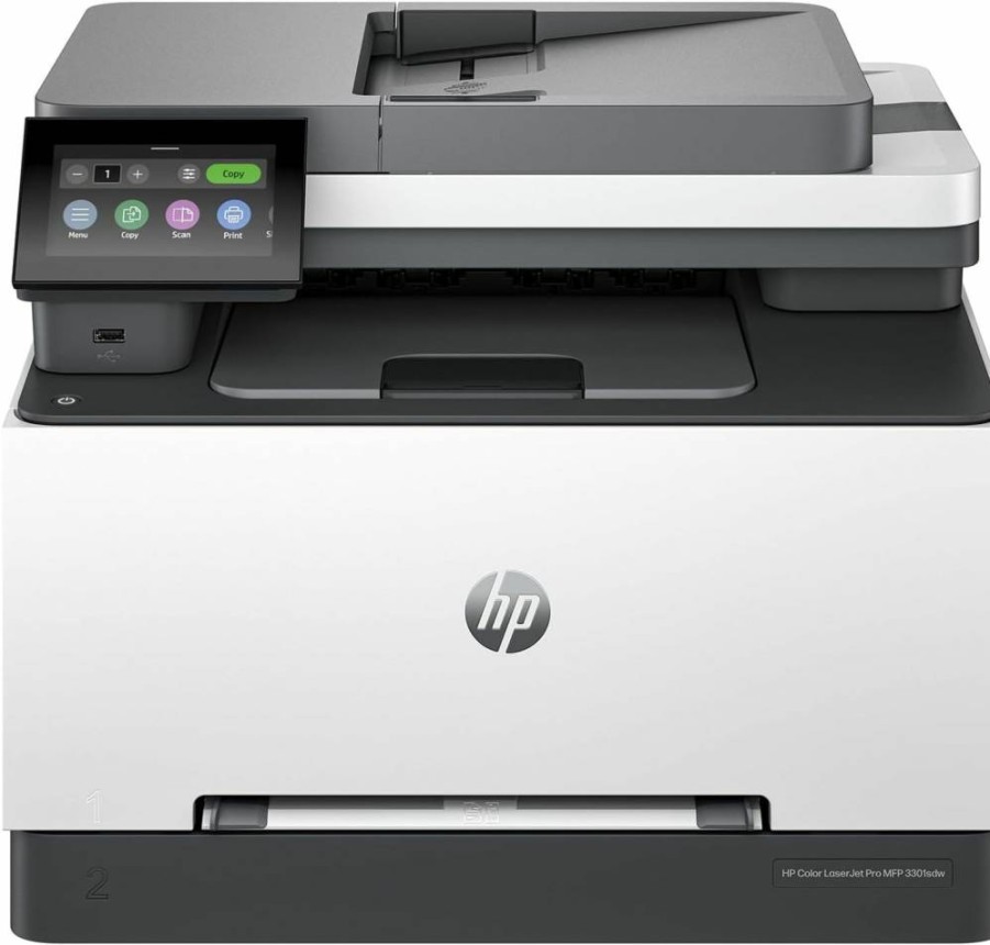 HP Color LaserJet Pro MFP 3301sdw Wireless All-in-One Printer with Scanner, Copier | Fast Color Laser Printing for Office | 499Q3F