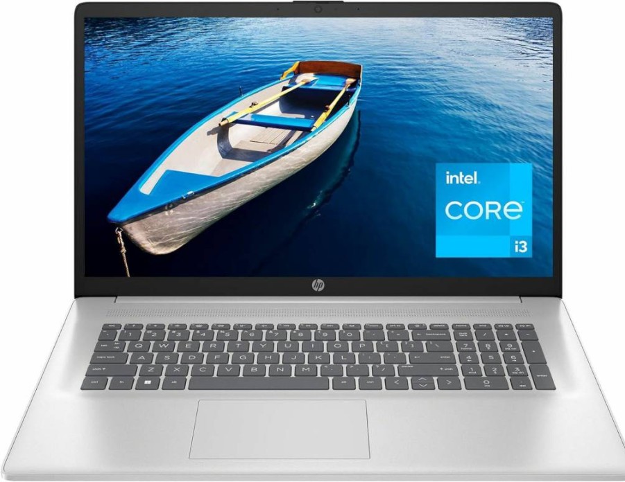 HP 17-CN2000NR 17" Laptop - 12th Gen Intel Core i3-1215U, 8GB DDR4 RAM, Intel UHD Graphics, Windows 11 Home, Silver