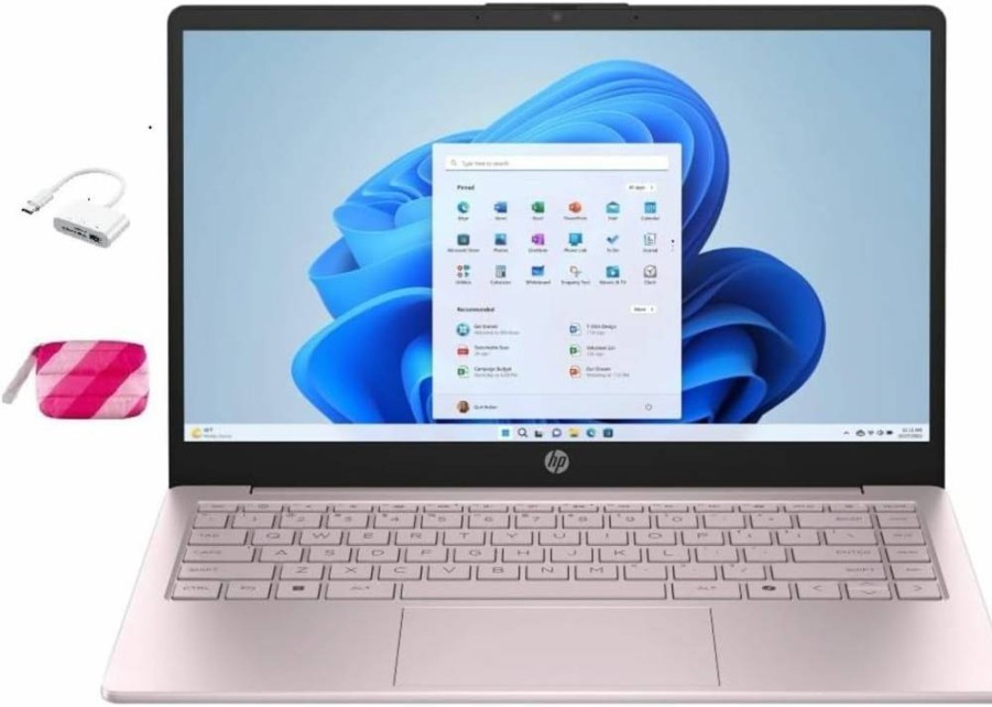 HP 14" HD Laptop, Intel Core i3-1215U, 8GB RAM, 256GB SSD, Windows 11 Home, Silver (14-dq5009nr)