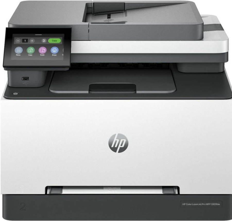 HP Color LaserJet Pro MFP 3301fdw Wireless All-in-One Printer with Scanner, Copier, Fax, ADF & Duplex Printing for Office | 499Q5F